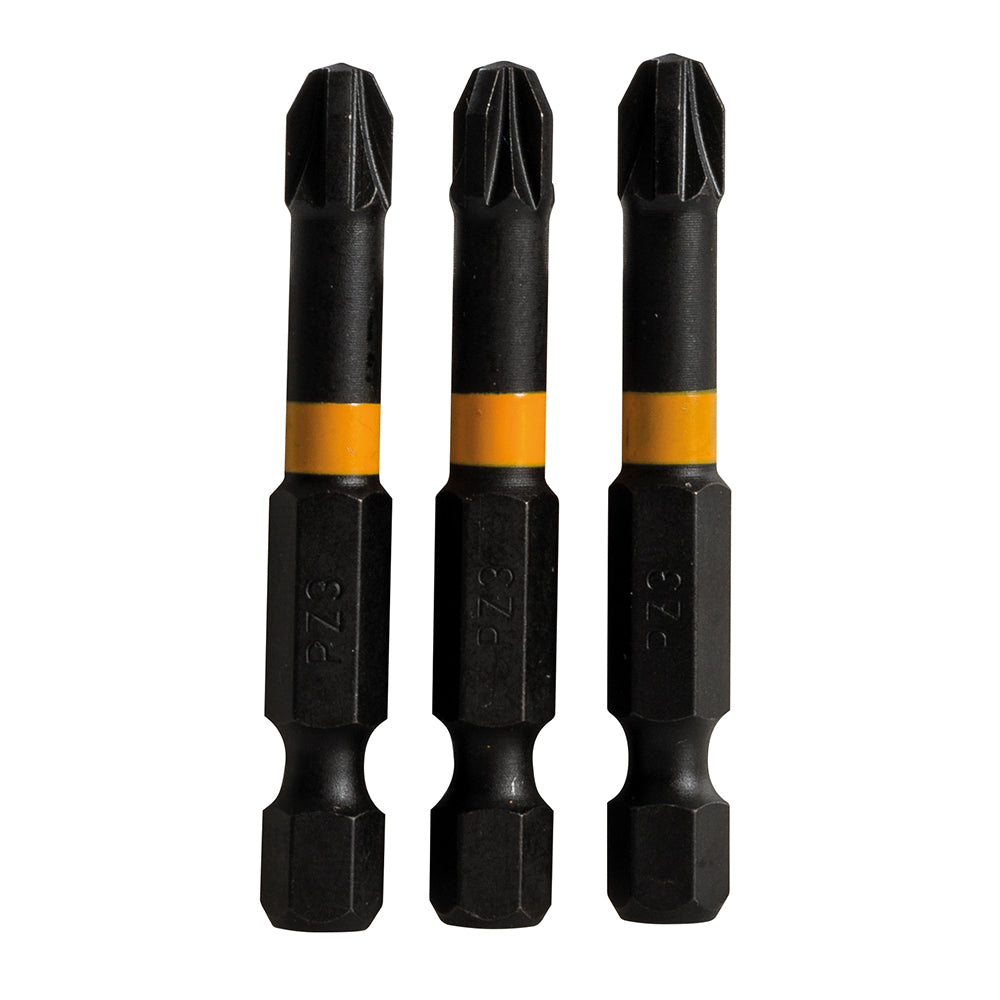 Triton Pozi Screwdriver Impact Bit 3pk PZ3 50mm