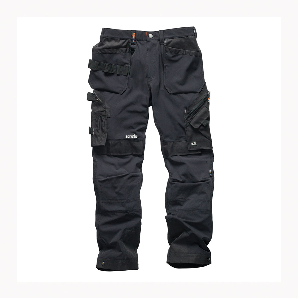 Scruffs Pro Flex Plus Holster Trouser Black 38R