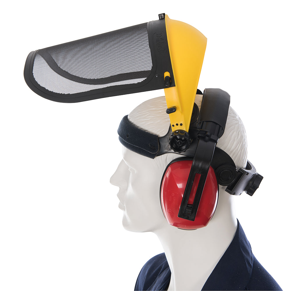 Silverline Mesh Forestry Hat Flip-Up - SNR 22dB