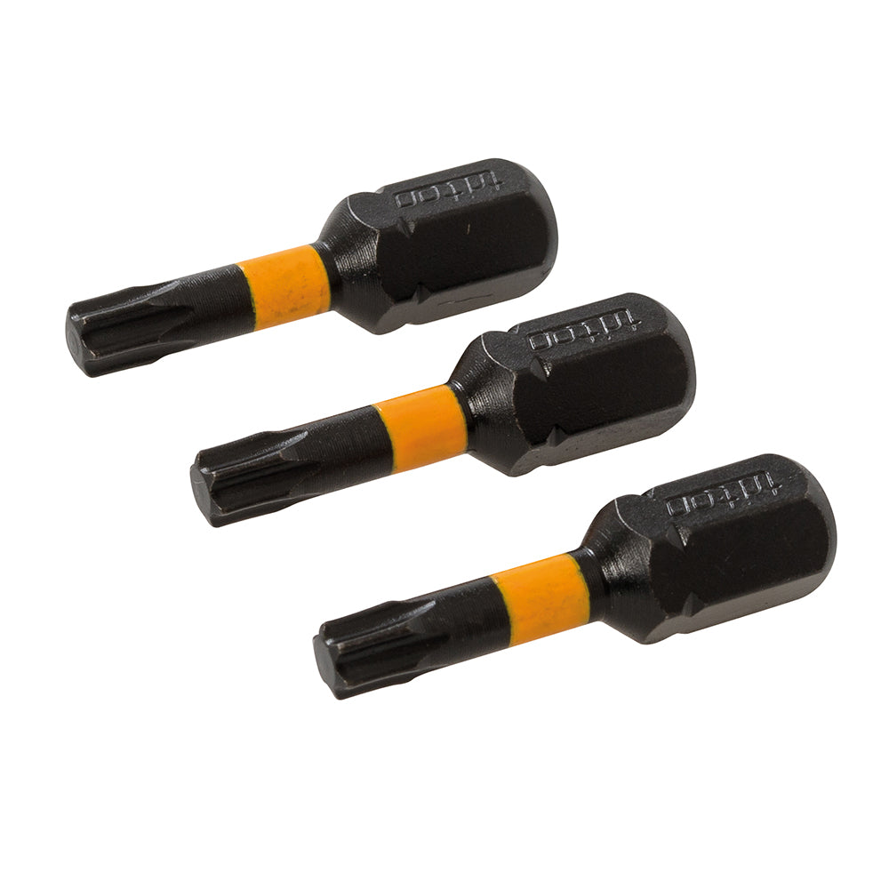 Triton Screwdriver Impact Bits 3pk T20 25mm