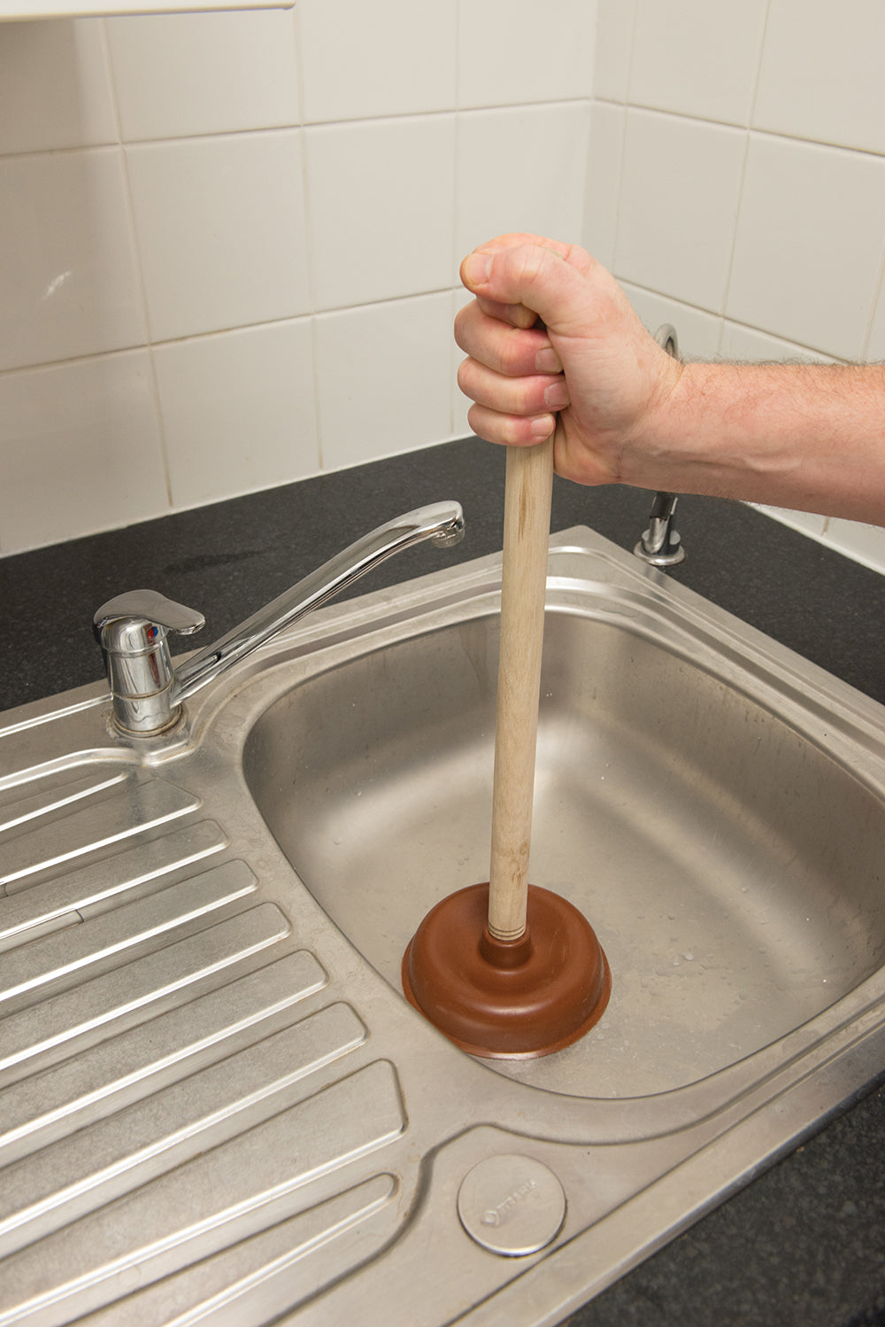 Silverline Sink Plunger 140 x 24mm