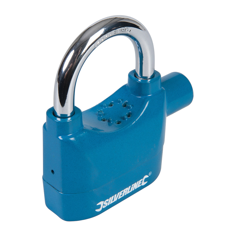 Silverline Alarm Padlock 70mm