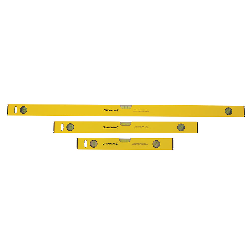 Silverline Builders Level Set 3pce 400, 600 & 1000mm