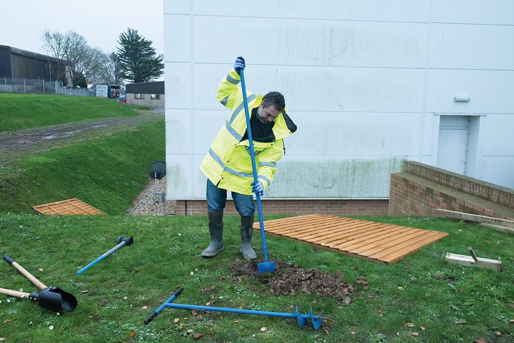 Silverline Solid Forged Rabbiting Spade 2100mm
