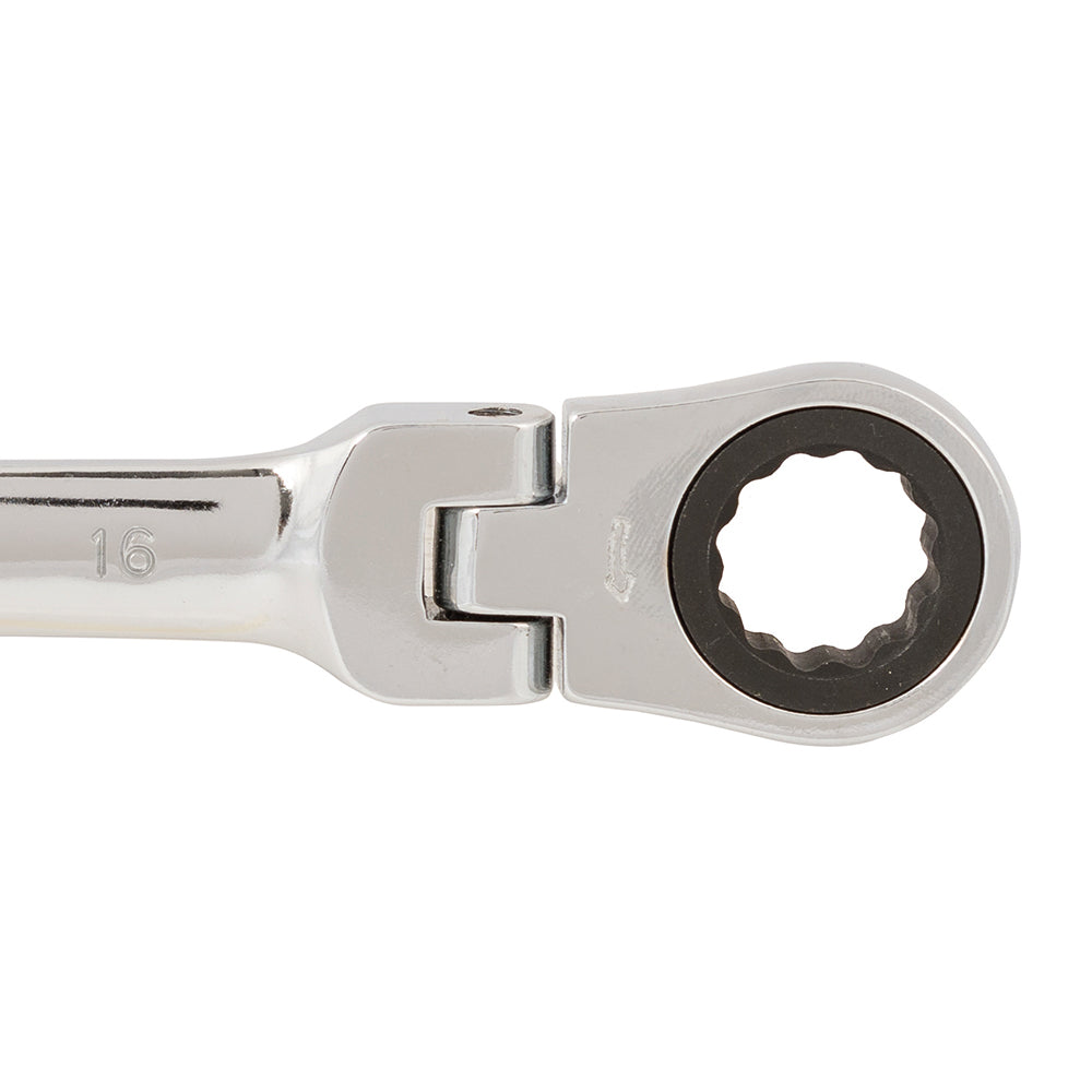 Silverline Flexible Head Ratchet Spanner 16mm