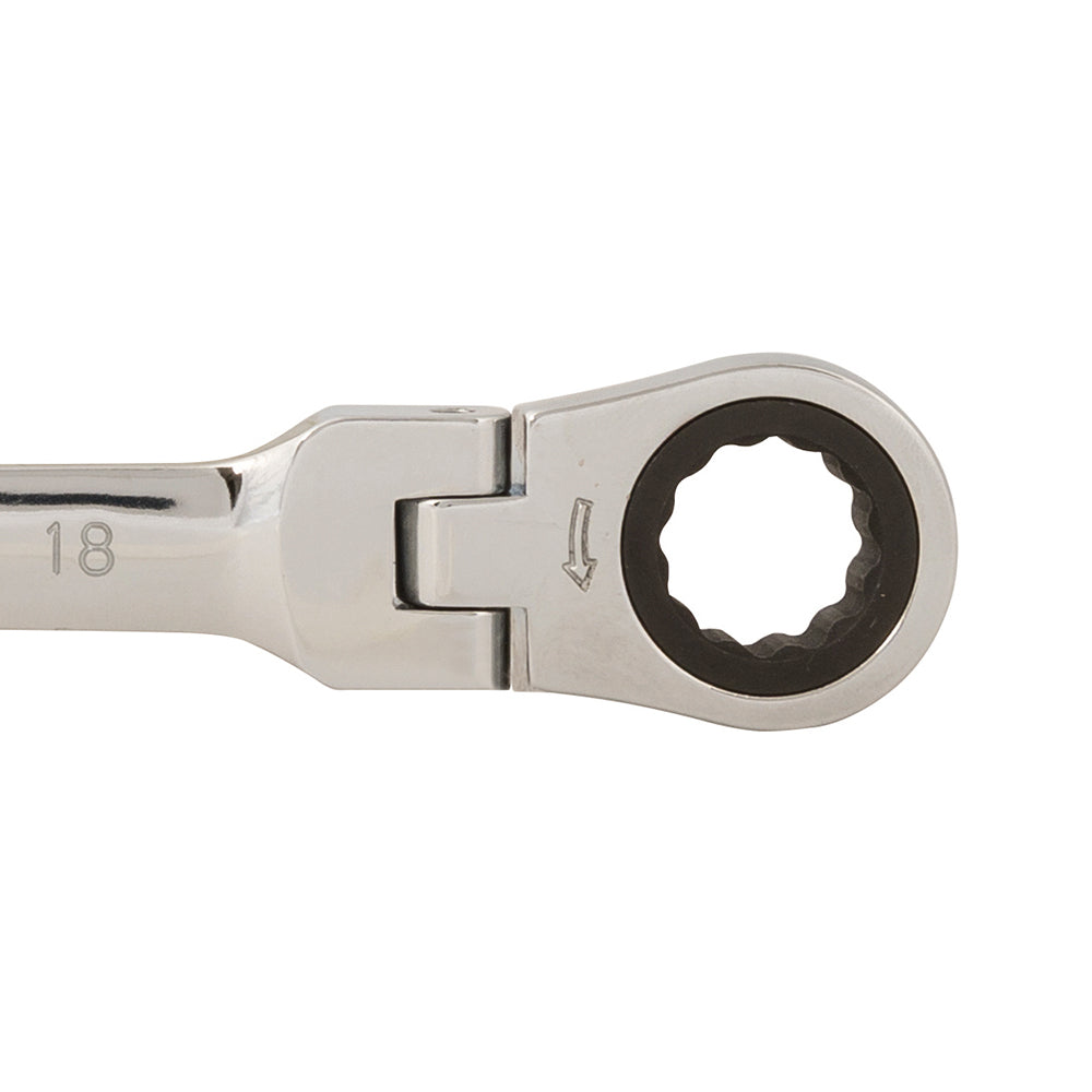 Silverline Flexible Head Ratchet Spanner 18mm