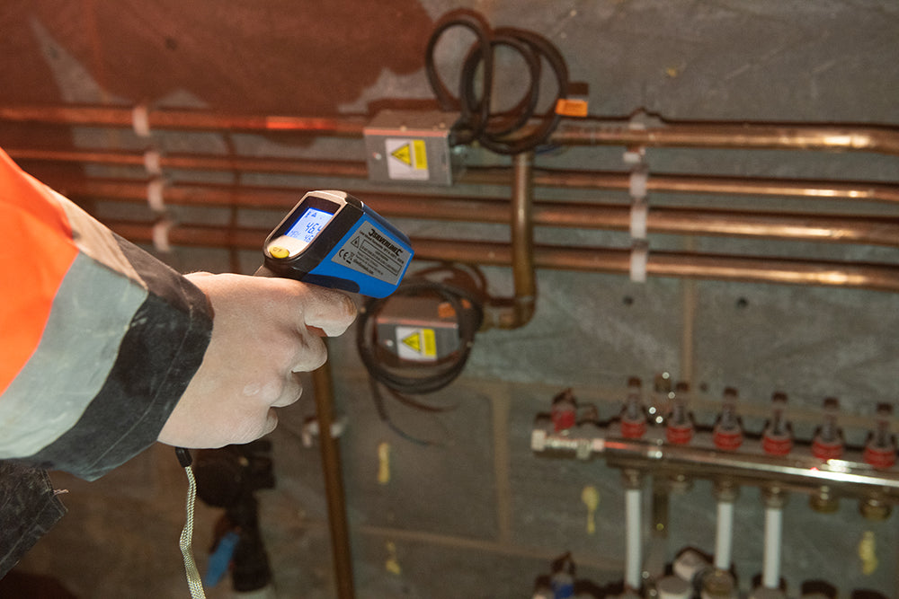 Silverline Laser Infrared Thermometer -38°C to +520°C