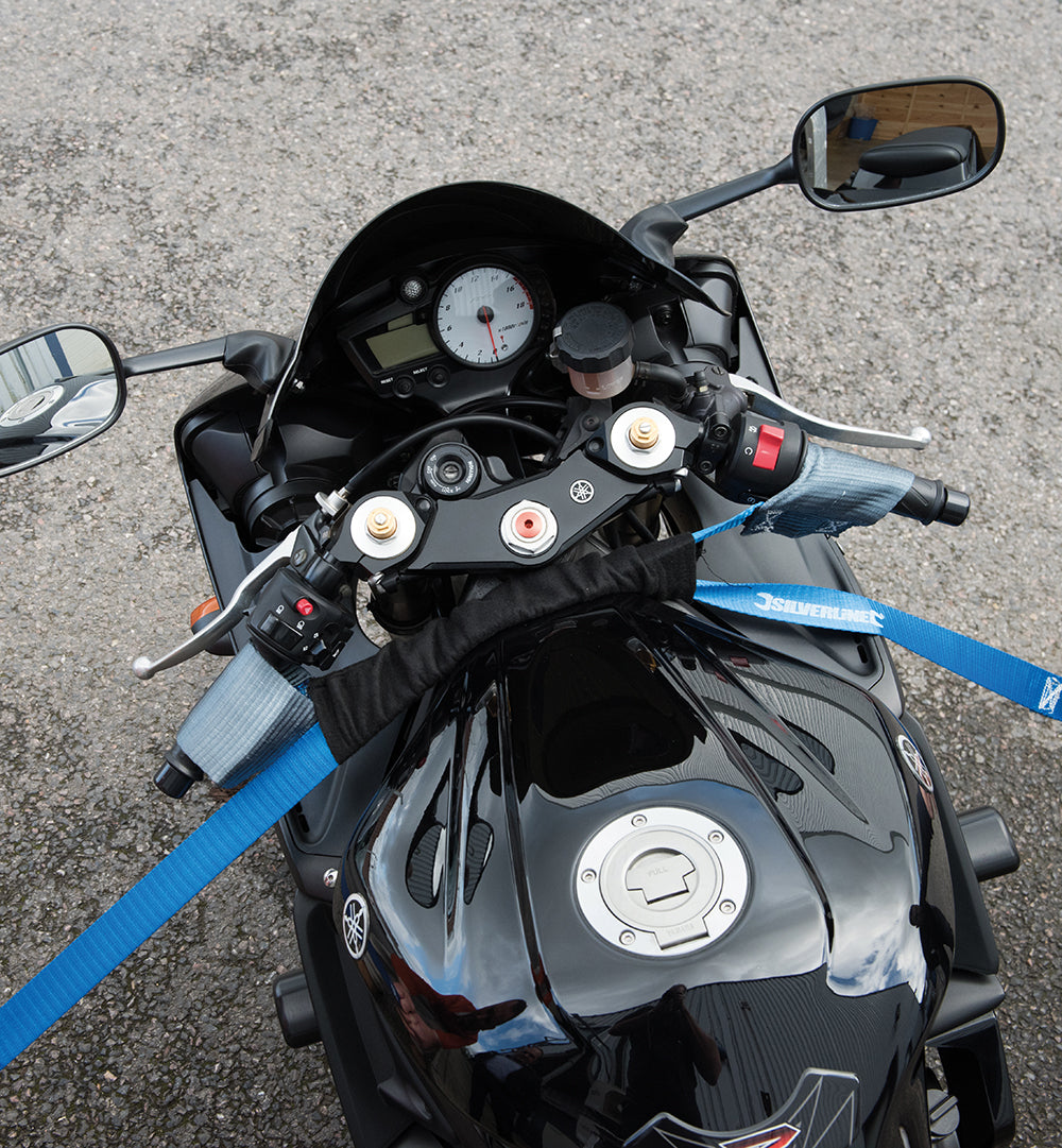 Silverline Motorbike Handlebar Tie-Down Strap 900 x 35mm