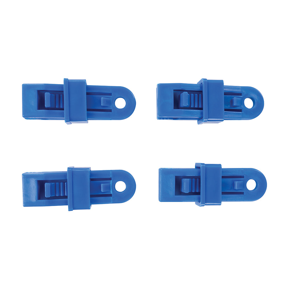 Silverline Tarpaulin Clips 4pk 4pk