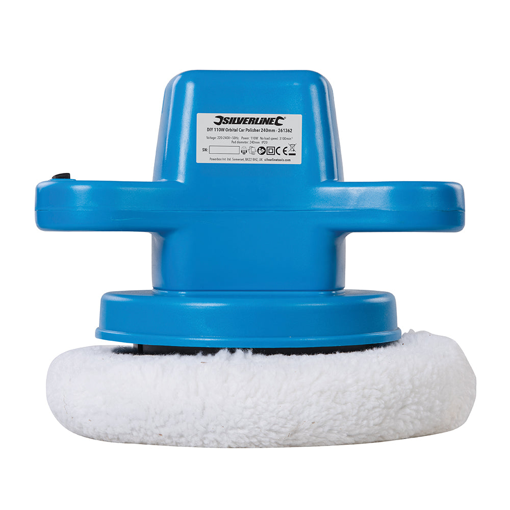 Silverline DIY 110W ORBITAL CAR POLISHER 240MM - EU 110W EU