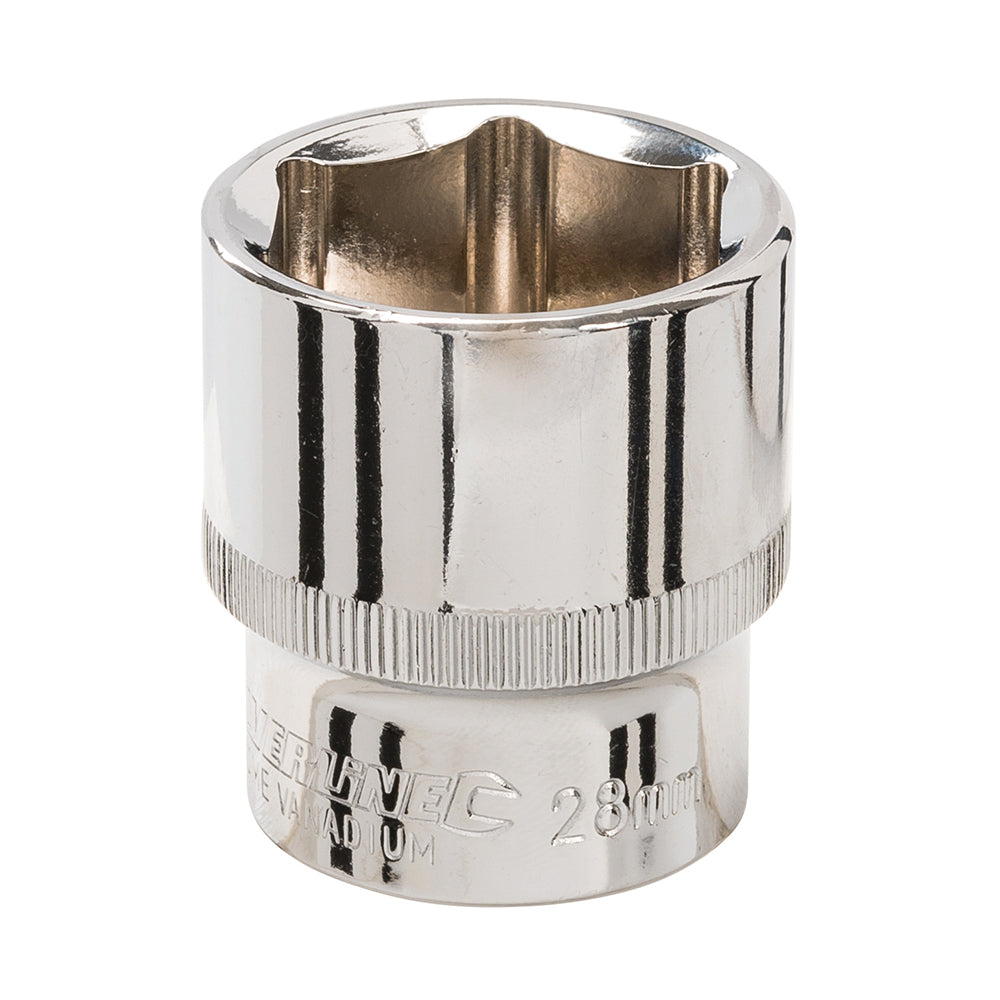 Silverline Socket 1/2" Drive 6pt Metric 28mm