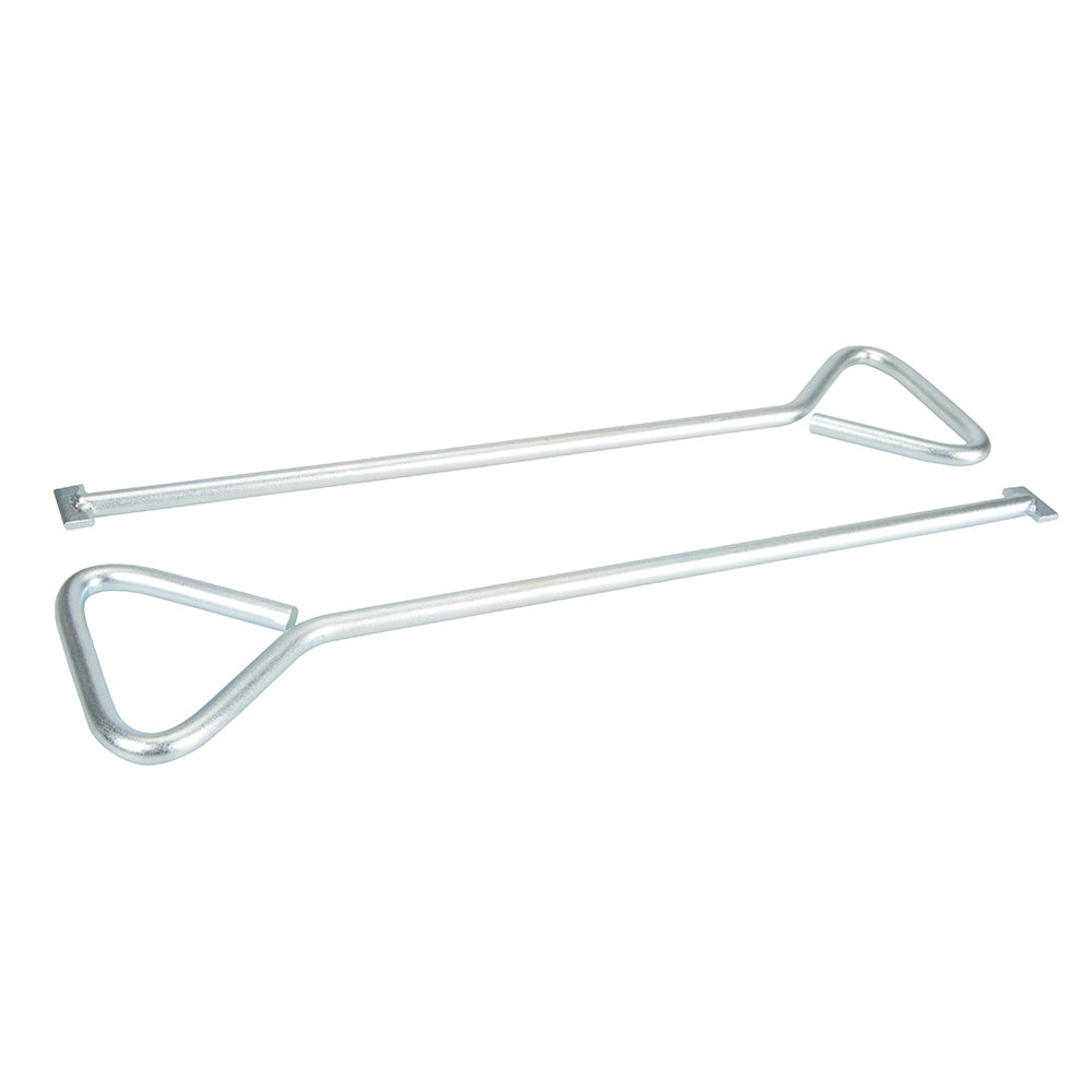 Silverline Manhole Cover Keys T-End 2pk 520mm