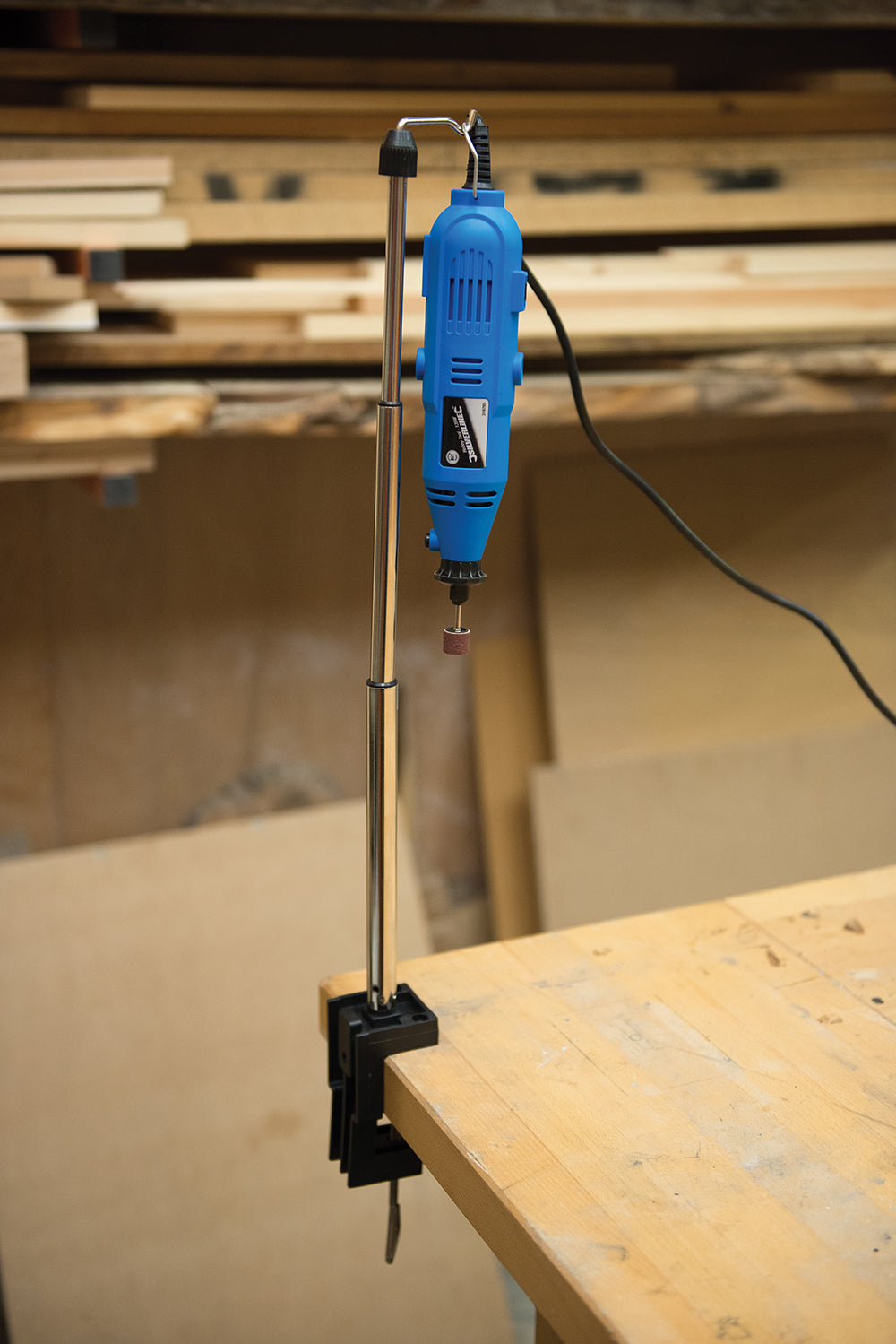 Silverline Rotary Tool Telescopic Hanging Stand 550mm