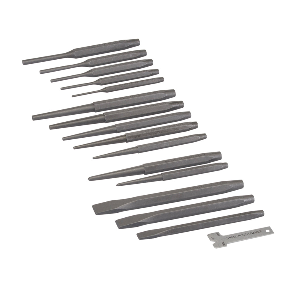 Silverline Punch & Chisel Set 16pce 16pce