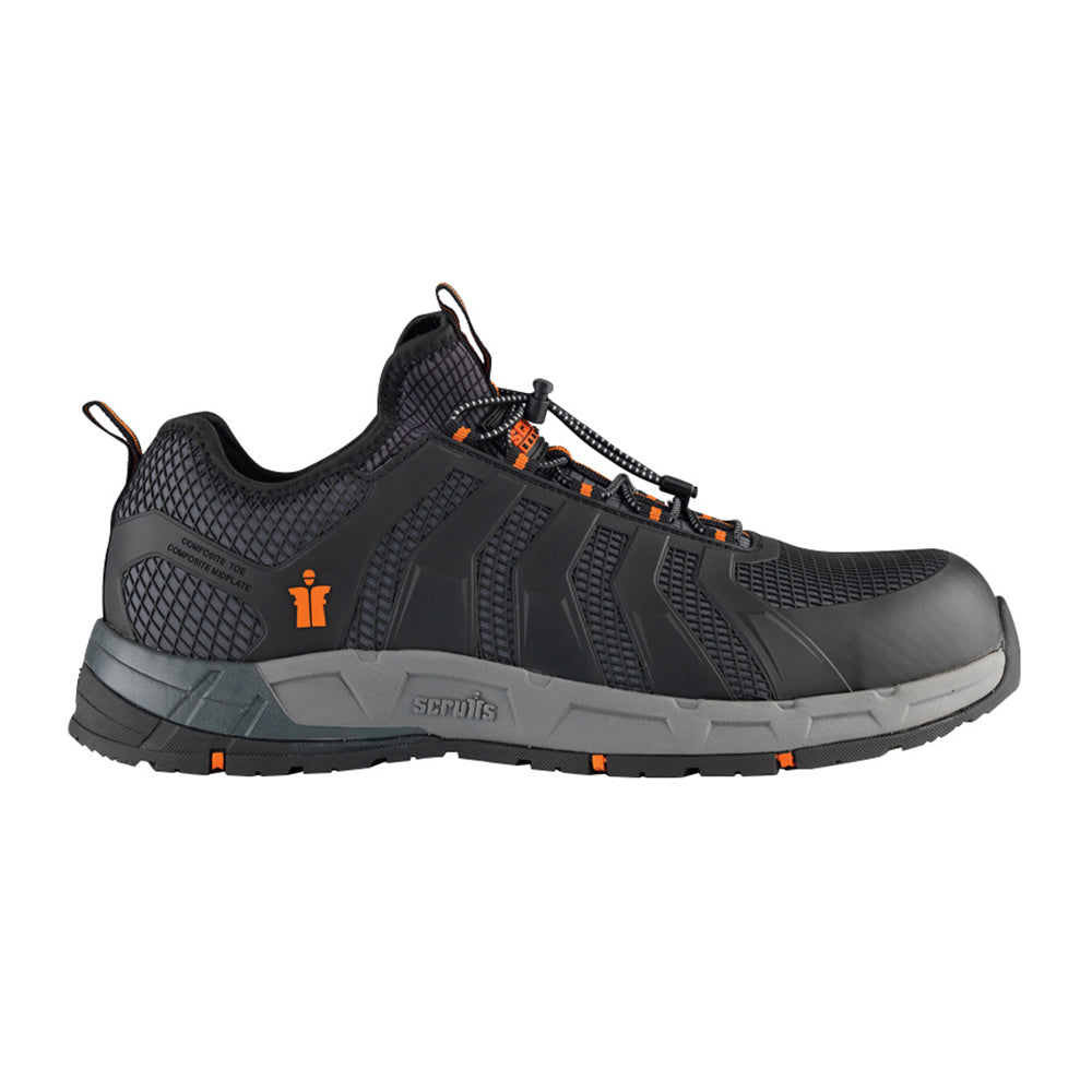 Scruffs Argon Safety Trainers Black Size 7 / 41