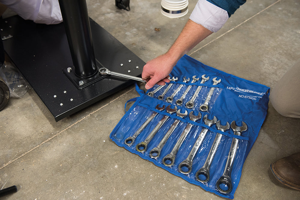 Silverline Fixed Head Ratchet Spanner Set 14pce 8 - 24mm