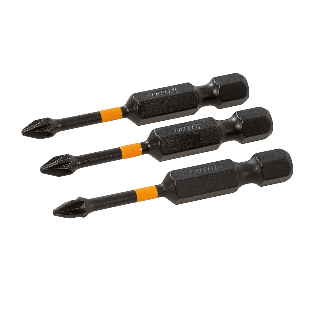 Triton Pozi Screwdriver Impact Bit 3pk PZ1 50mm