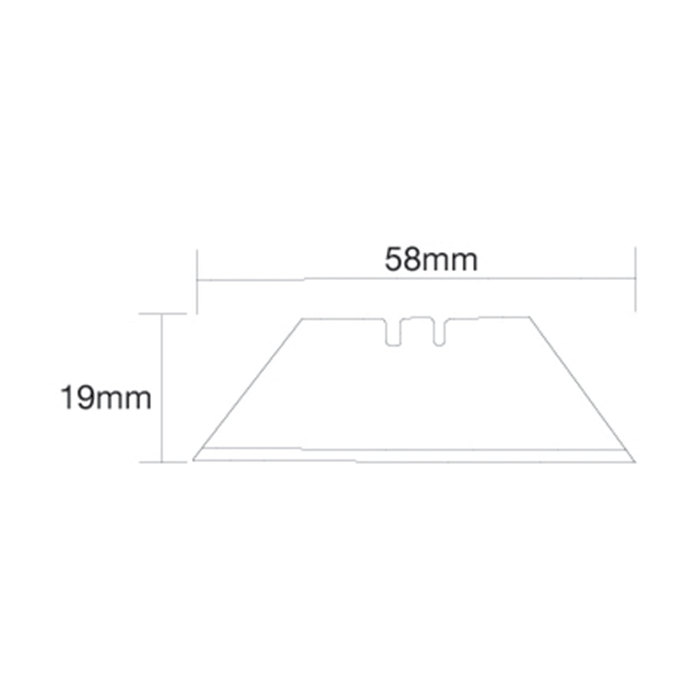 Silverline Snap-Proof Utility Blades 10pk 0.6mm