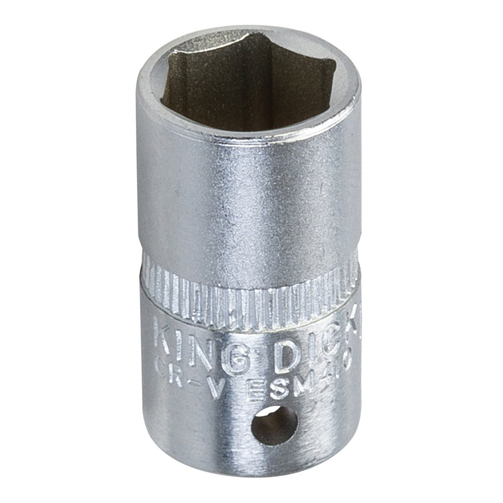 King Dick Socket 1/4" SD 6pt Metric 10mm