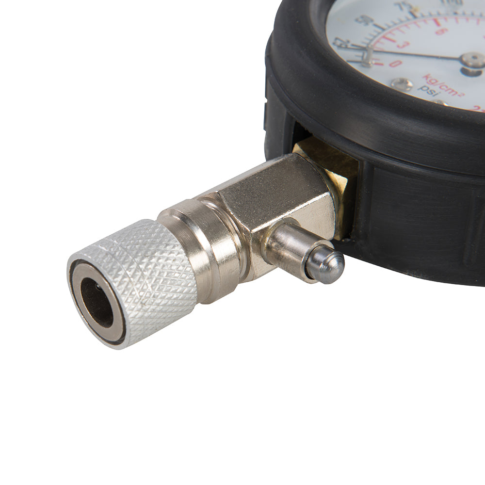 Silverline Petrol Engine Compression Test Kit 8pce 0 - 300psi