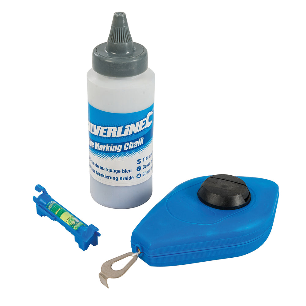 Silverline Chalk Line Set 3pce 16m