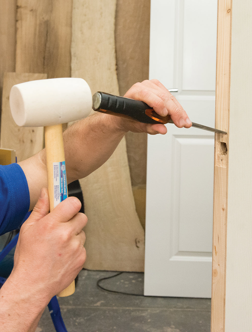 Silverline White Rubber Mallet 16oz (454g)