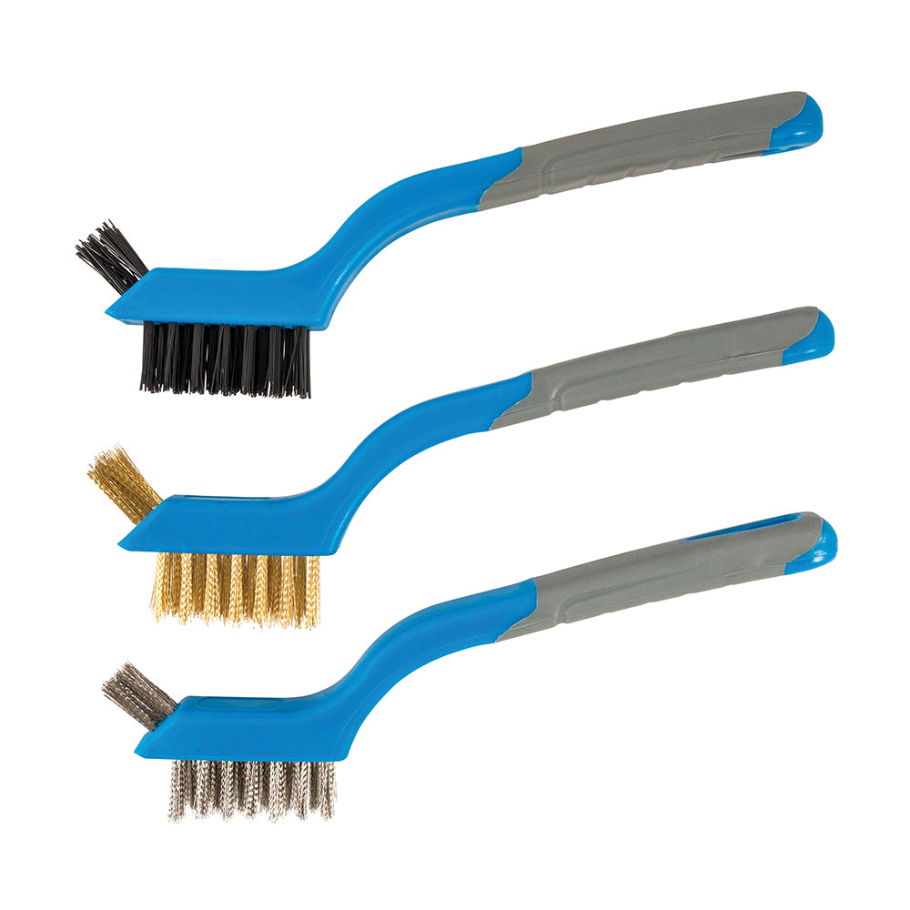 Silverline Mini Wire Brush Set 3pce 3pce