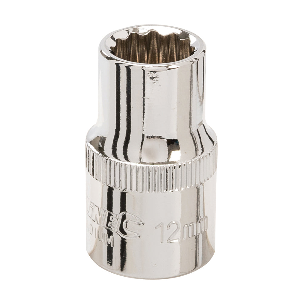 Silverline Socket 1/2" Drive 12pt Metric 12mm