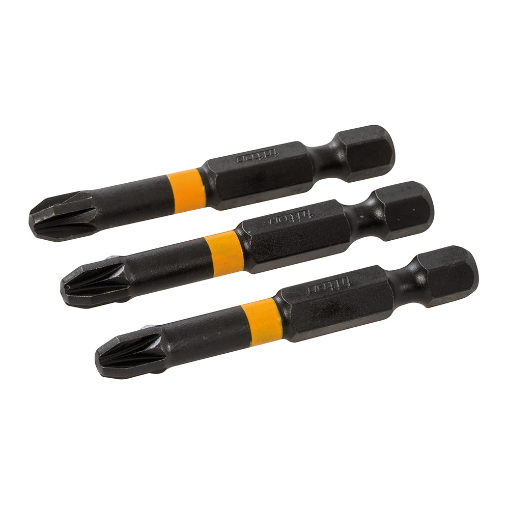 Triton Pozi Screwdriver Impact Bit 3pk PZ3 50mm