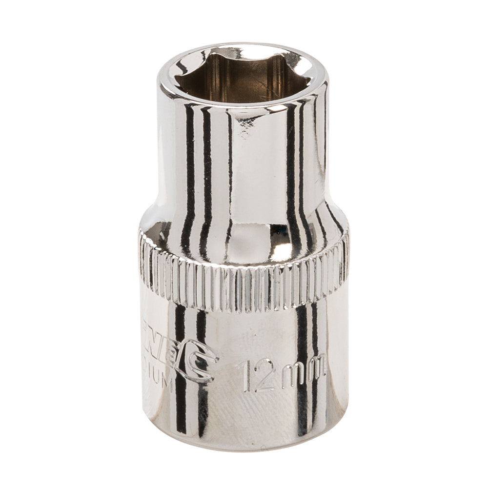 Silverline Socket 1/2" Drive 6pt Metric 12mm
