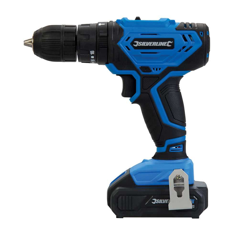 Silverline 18V Combi Hammer Drill 1.5Ah 18V