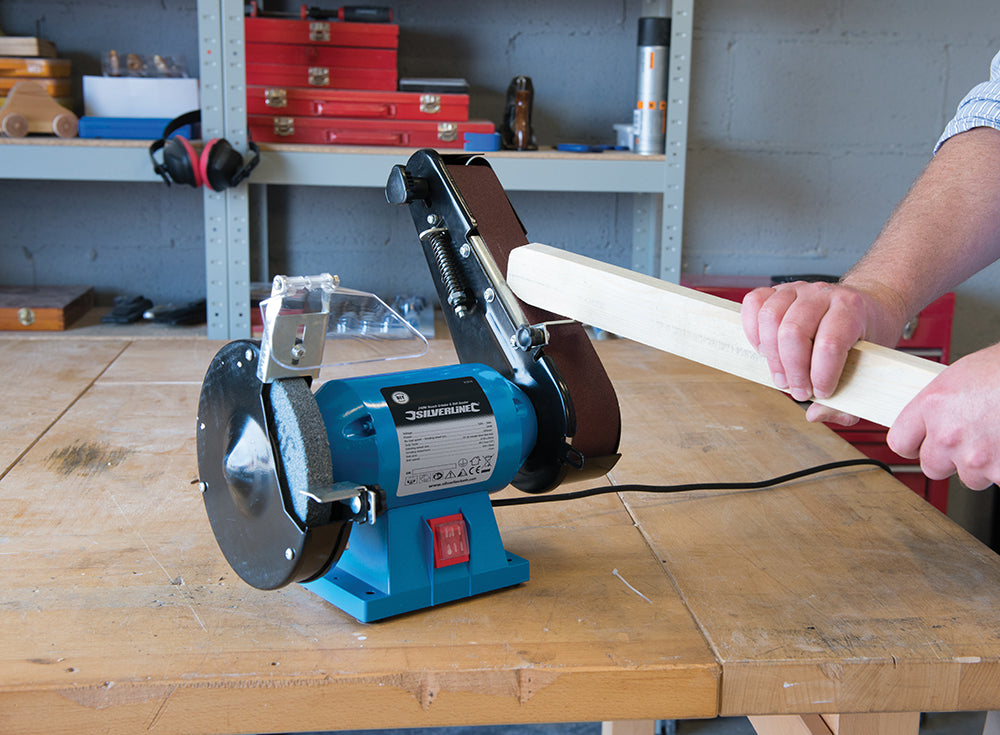 Silverline DIY 240W Bench Grinder & Belt Sander 240W