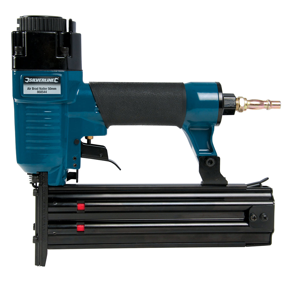 Silverline Air Brad Nailer 50mm 18 Gauge