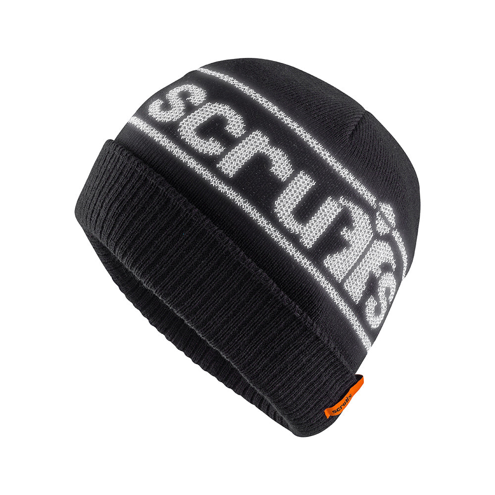 Scruffs Trade Reflective Beanie Reflective Black