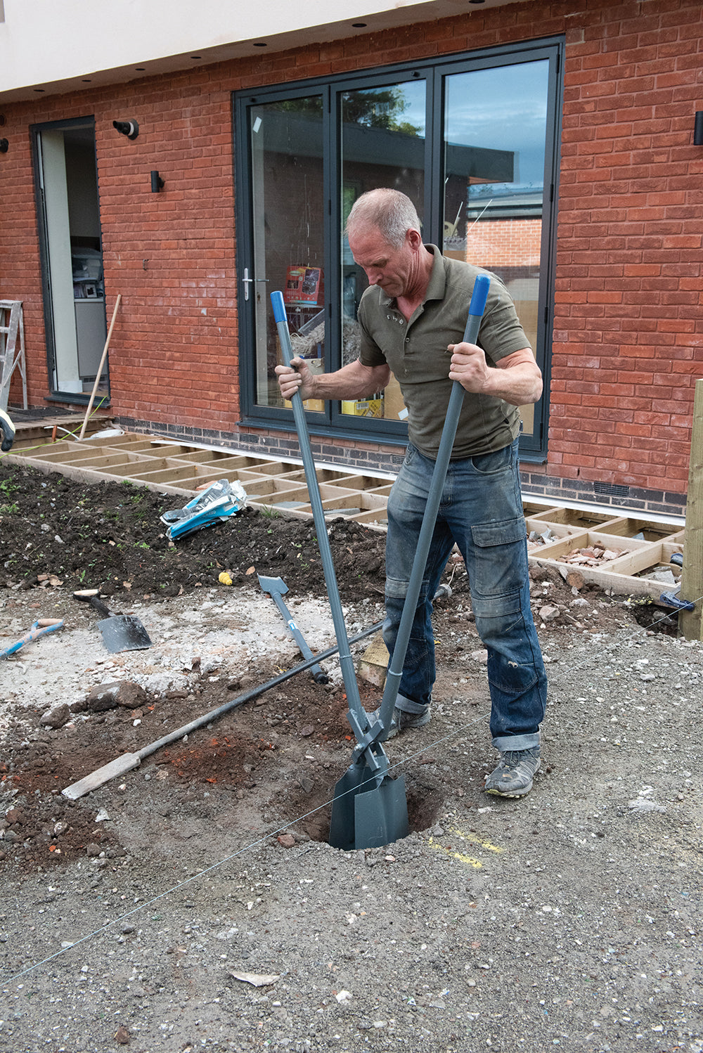 Silverline Crossover Post Hole Digger 1730mm