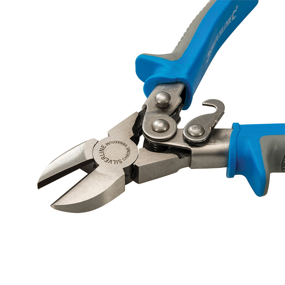 Silverline Compound Action Side Cutting Pliers 200mm