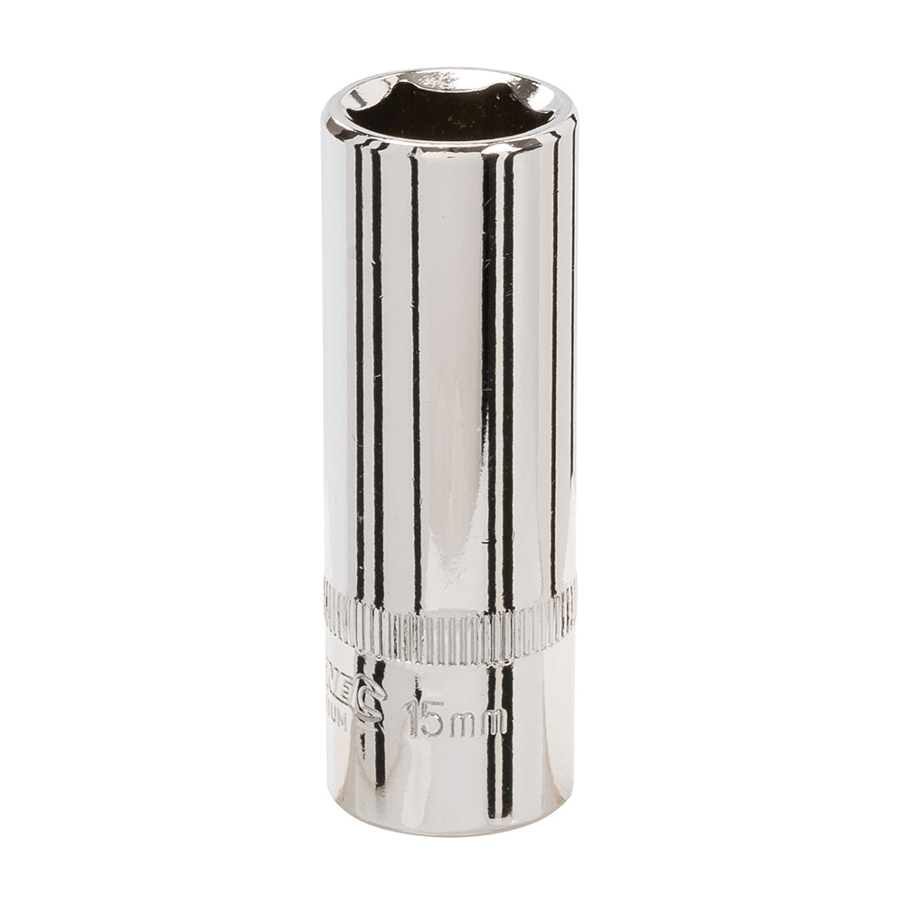 Silverline Deep Socket 3/8" Drive 6pt Metric 15mm
