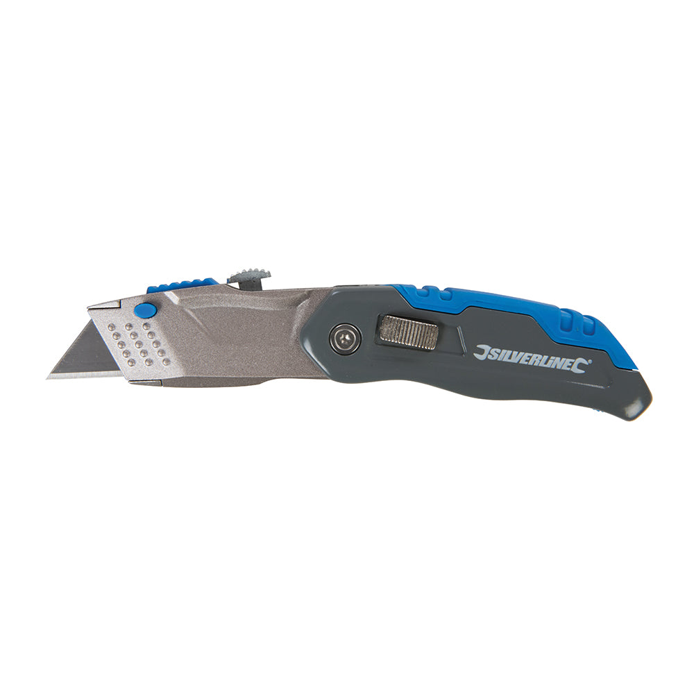 Silverline Folding Retractable Knife 165mm