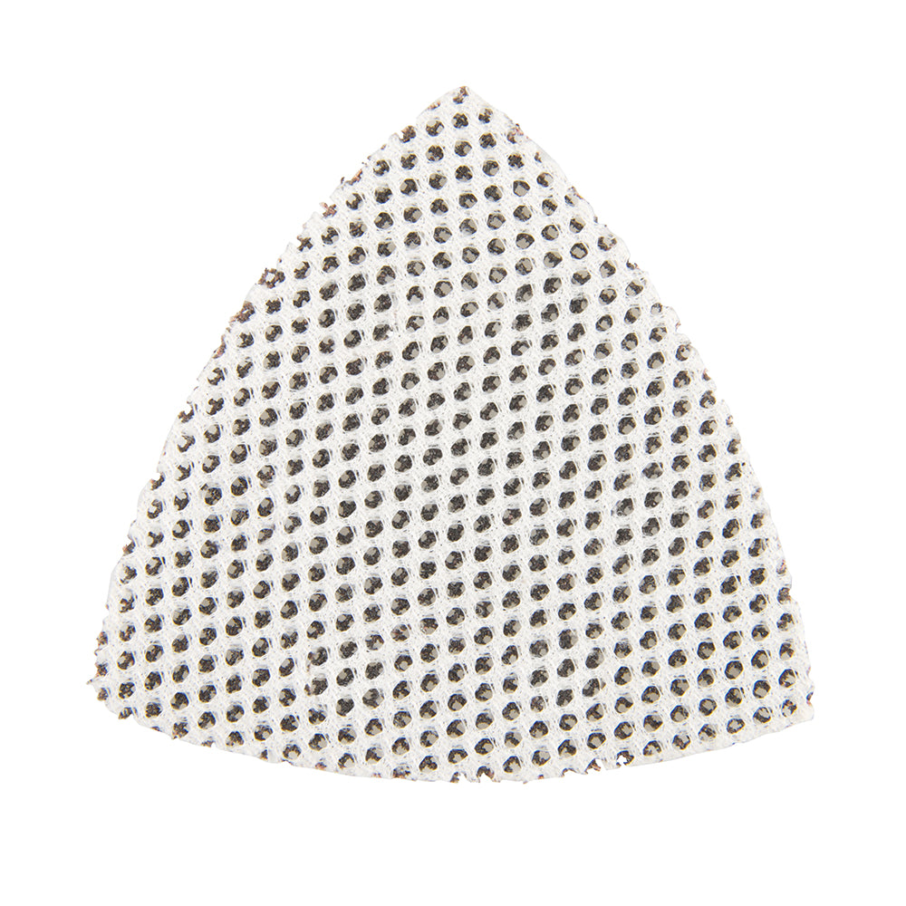Silverline Hook & Loop Mesh Triangle Sheets 95mm 10pk 120 Grit