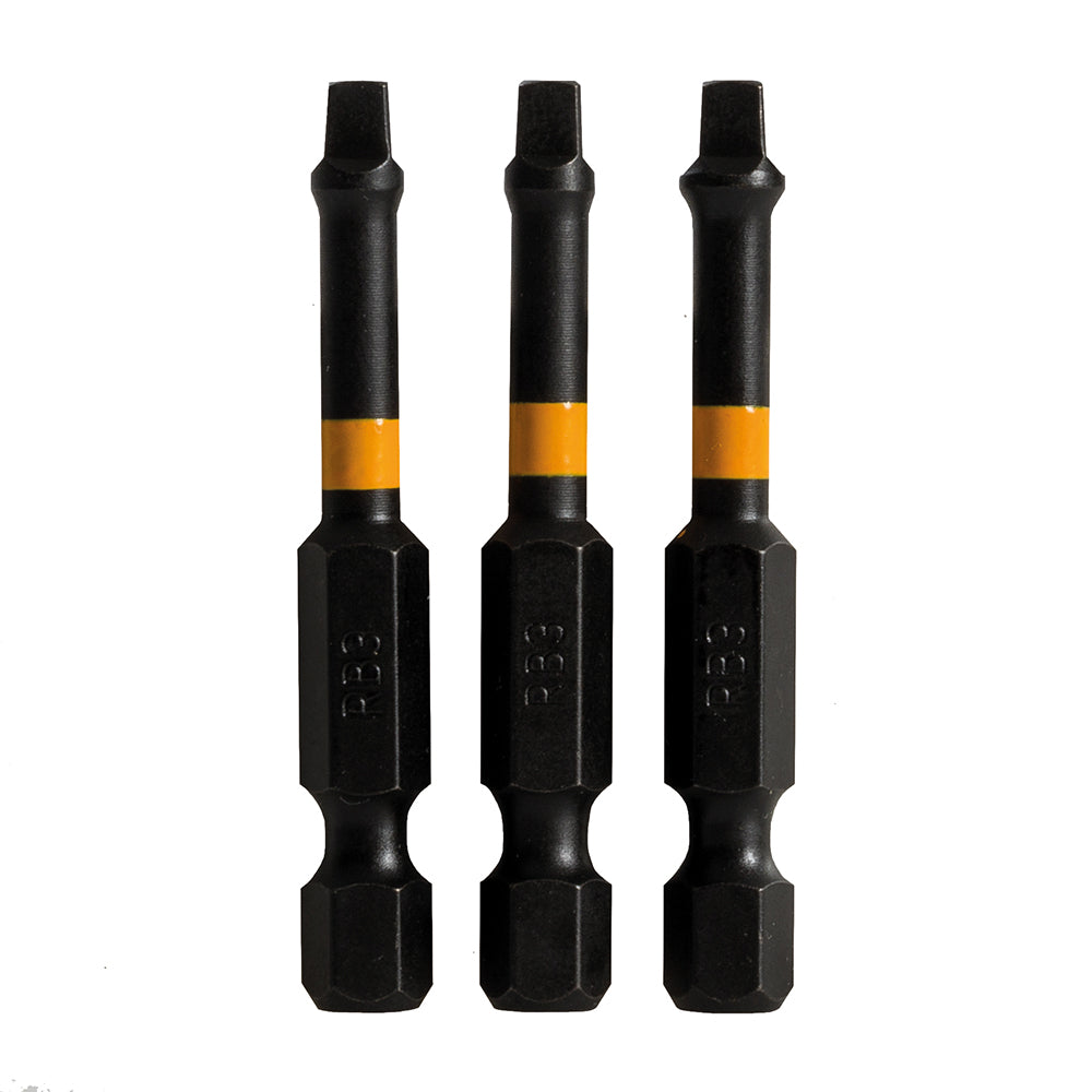 Triton Square Screwdriver Impact Bit 3pk R3 50mm