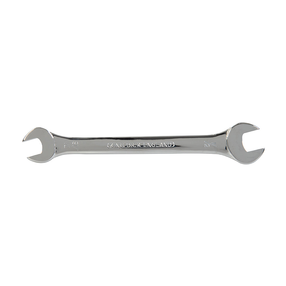 King Dick Open-Ended Spanner AF 7/16" x 1/2"