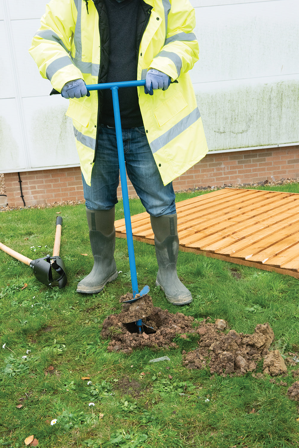 Silverline Post Hole Auger 127mm Dia