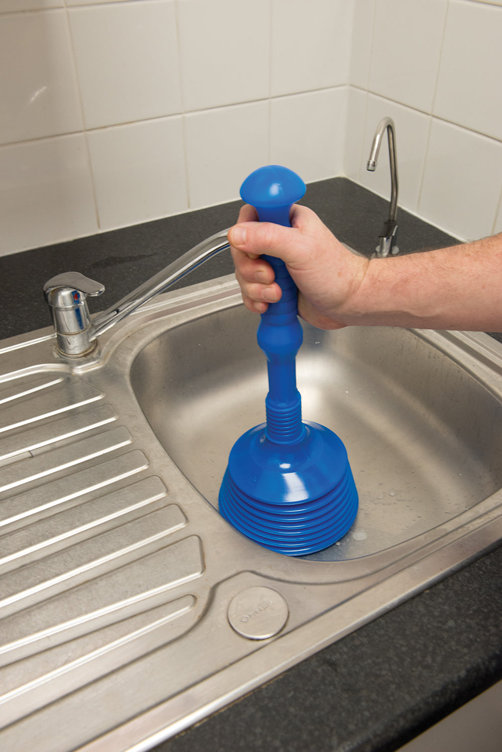 Silverline Large Sink Plunger 160 x 475mm