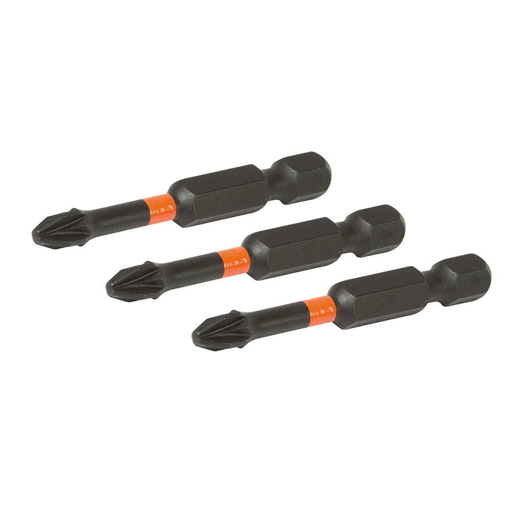 Triton Phillips Screwdriver Impact Bit 3pk PH2 50mm