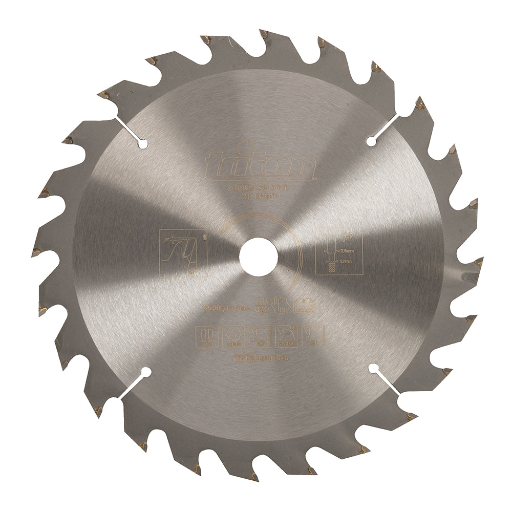 Triton Construction Saw Blade 190 x 16mm 24T