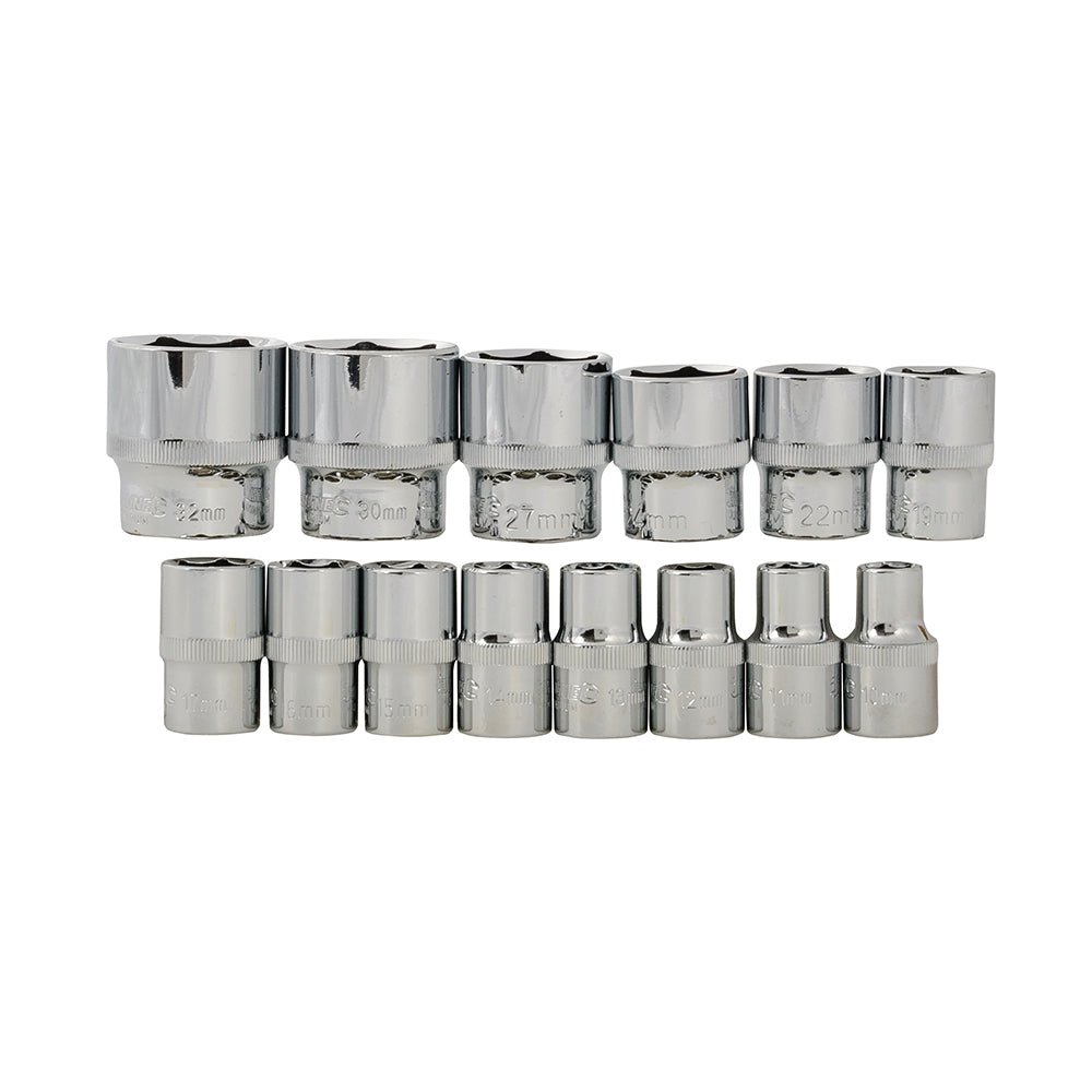Silverline Socket Wrench Set 1/2" Drive Metric 21pce 21pce