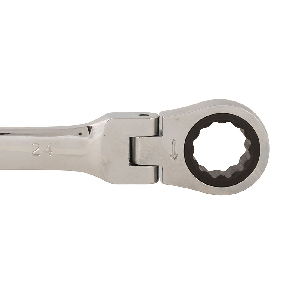 Silverline Flexible Head Ratchet Spanner 24mm