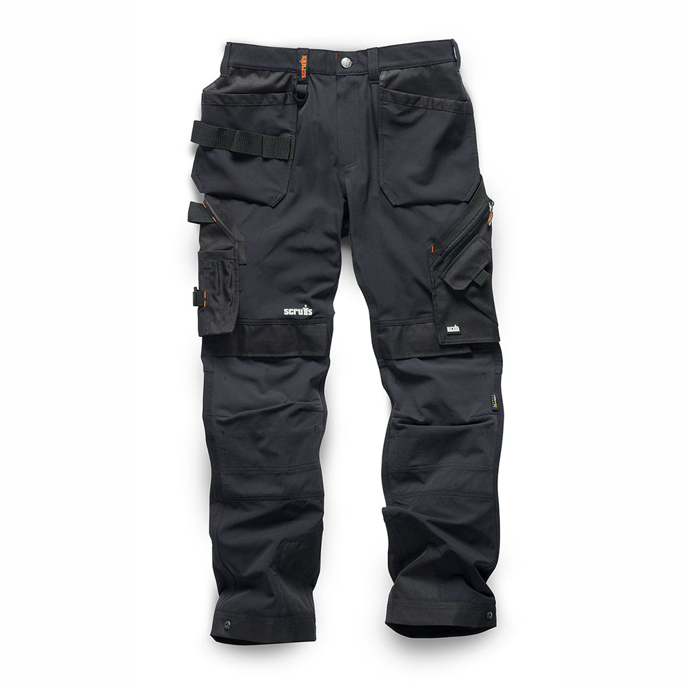 Scruffs Pro Flex Plus Holster Trouser Black 34R