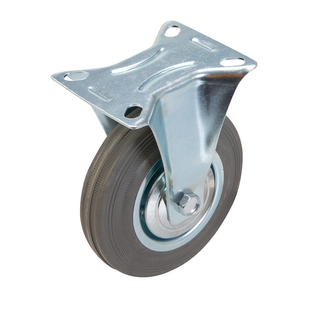 Fixman Fixed Rubber Castor 125mm 100kg