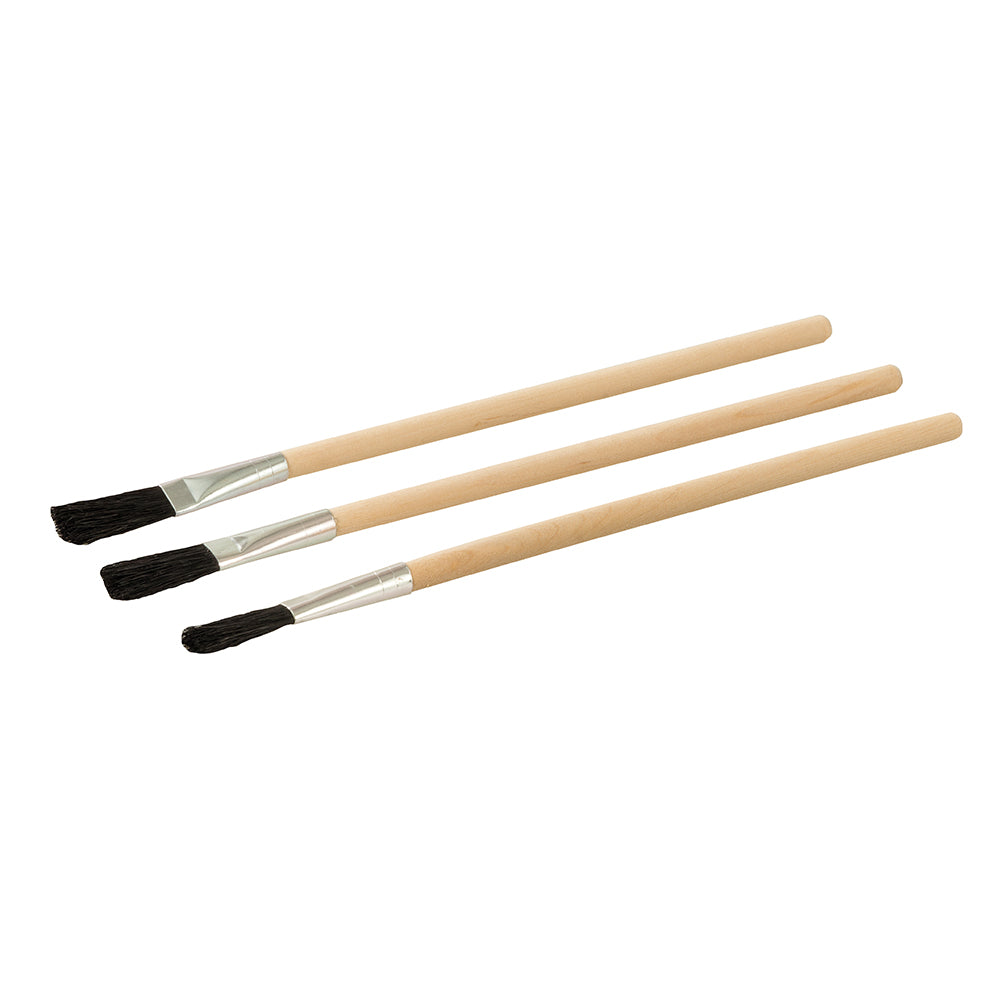 Dickie Dyer Flux Brushes 25pk Wooden Handle